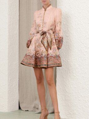 Zimmermann Alchemy Button Mini Dress
